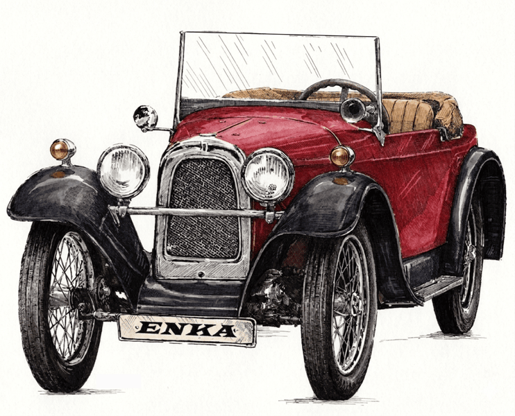 ENKA replica EV - front view
